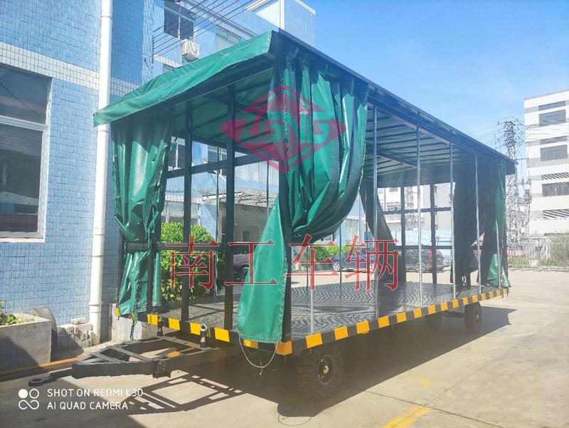 15吨雨篷双牵引开云网页版·网站官网-开云（中国）篷式工具周转拖车