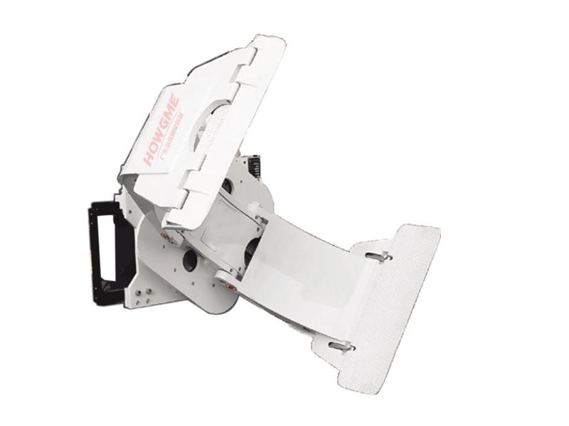 One arm paper roll clamp
